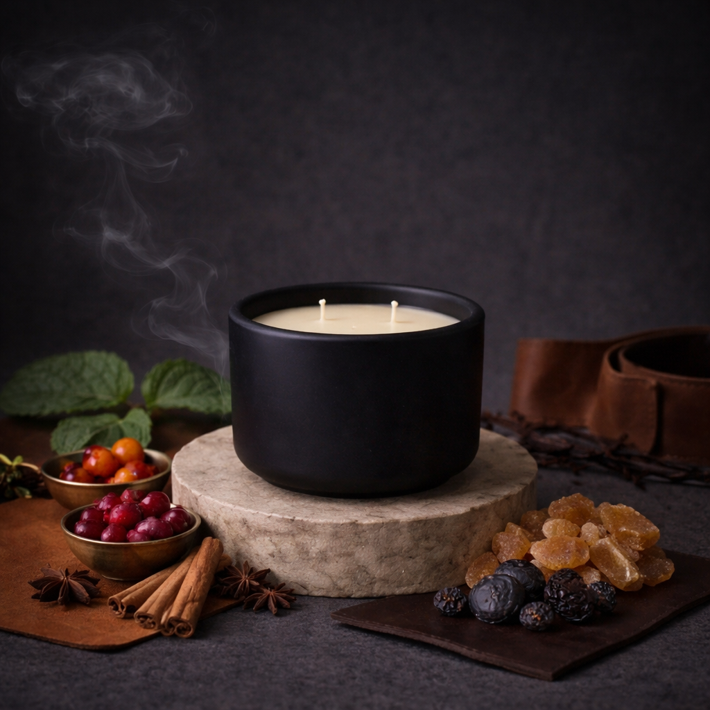 Amber Leather - Candle