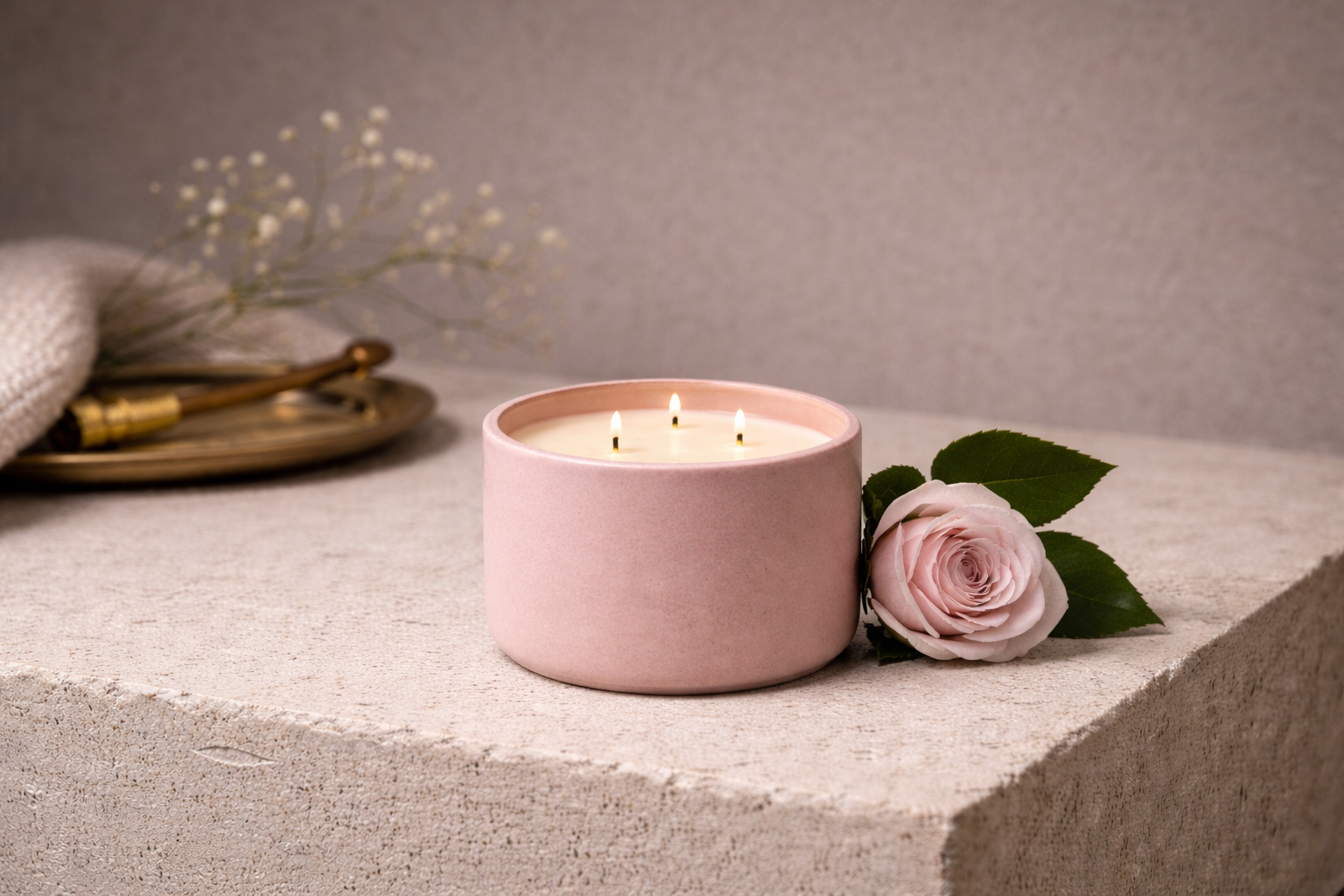 Wild Rose - Candle